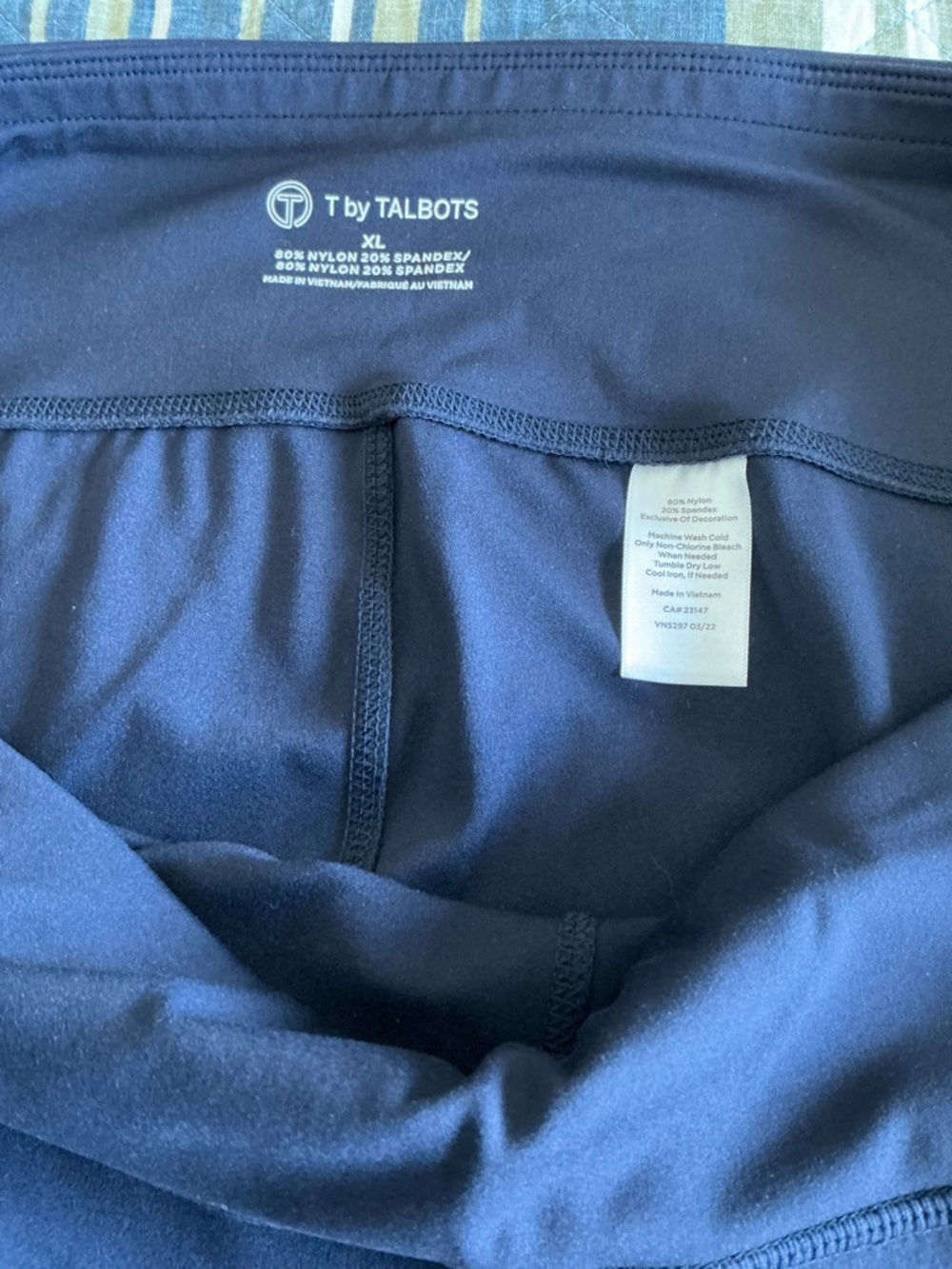 Talbots Navy Track Pants Joggers